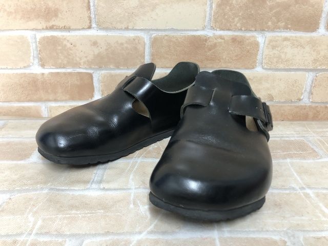 BIRKENSTOCK ビルケンシュトック ロンドン ナロー レザー ブラック 39 111438401