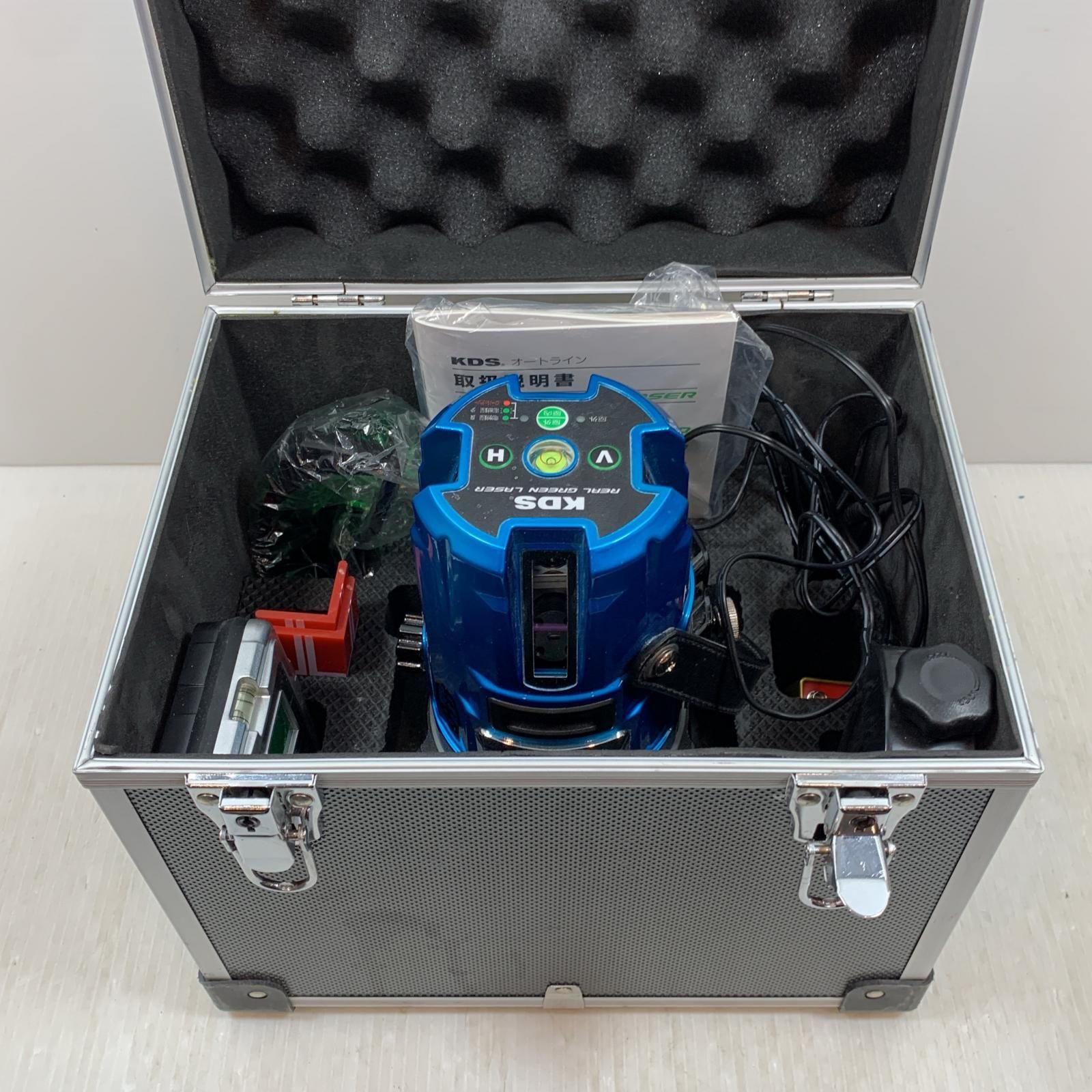 κκKDS レーザー機器 レーザー墨出し機 緑レーザー RGL-600 ブルー