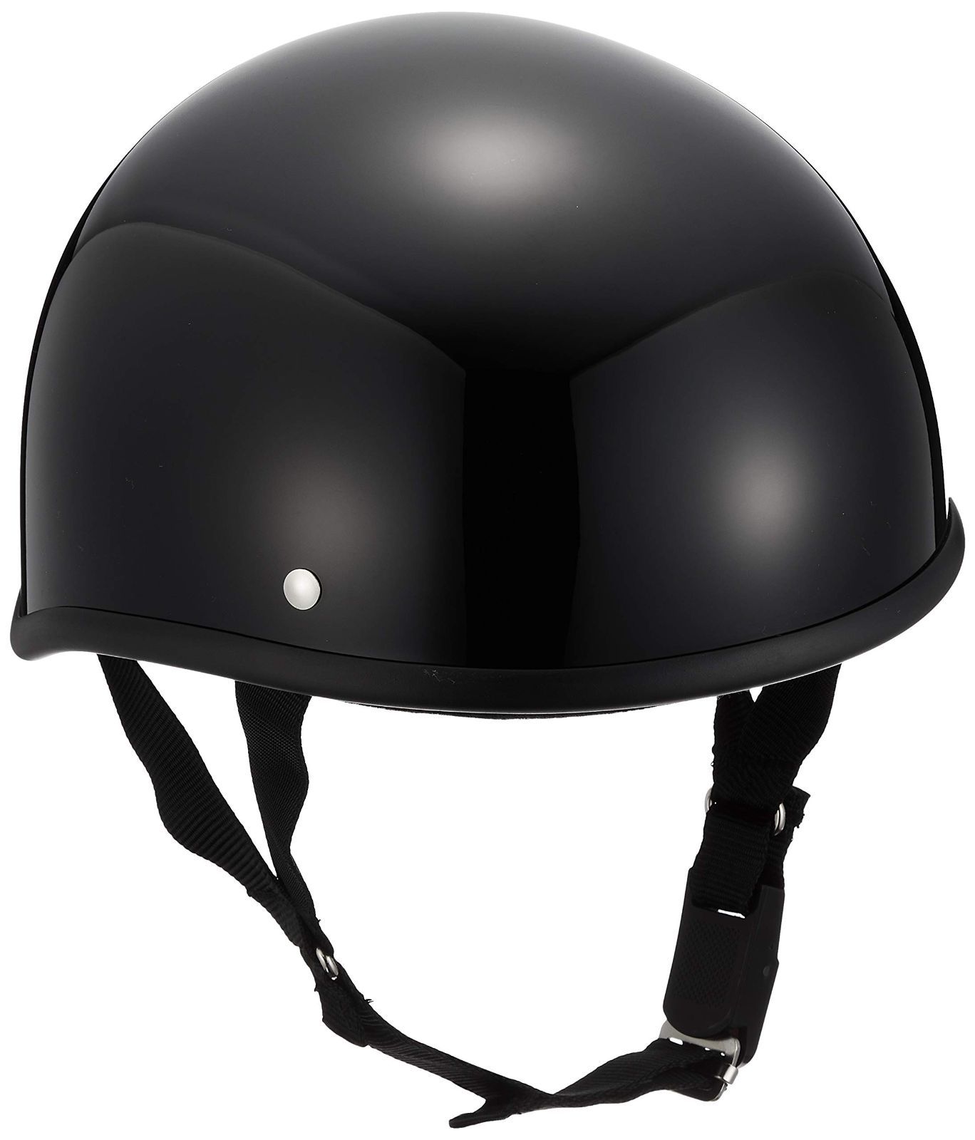 【特価セール】ダックテール ハーフ ブラック ヘルメット フリーサイズ Center) (頭囲 Parts 57cm~60cm未満) バイクパーツセンター(Bike 7110
