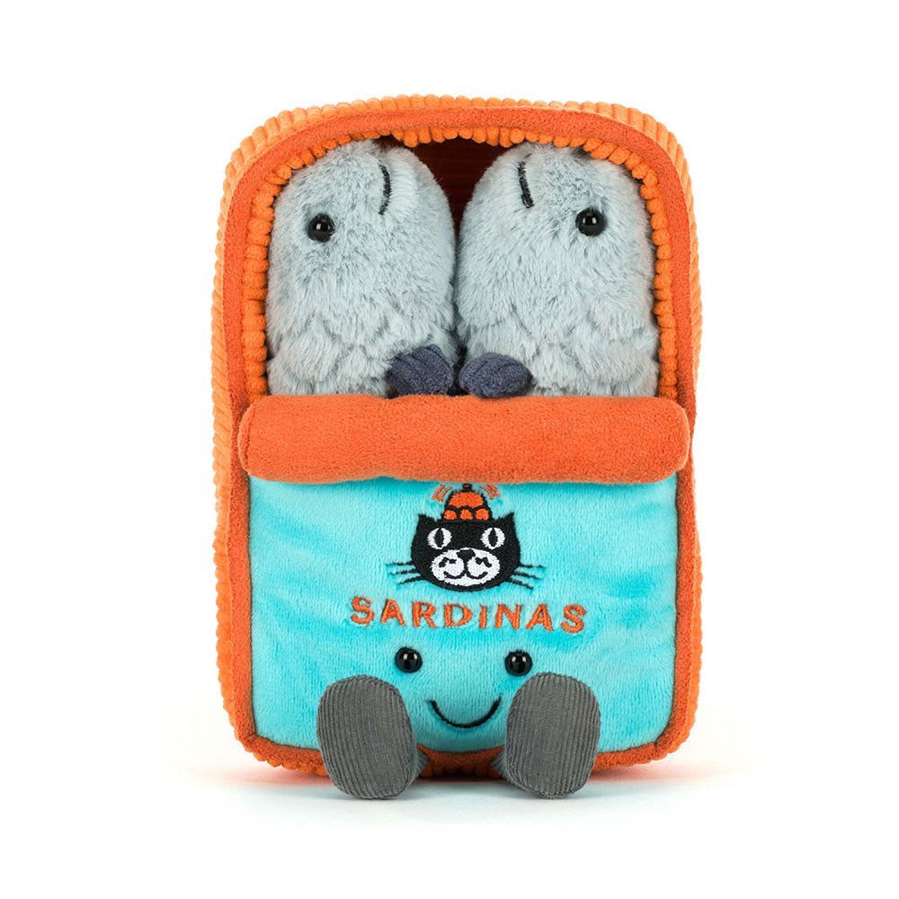 新品 ジェリーキャット Jellycat オイルサーディン 缶