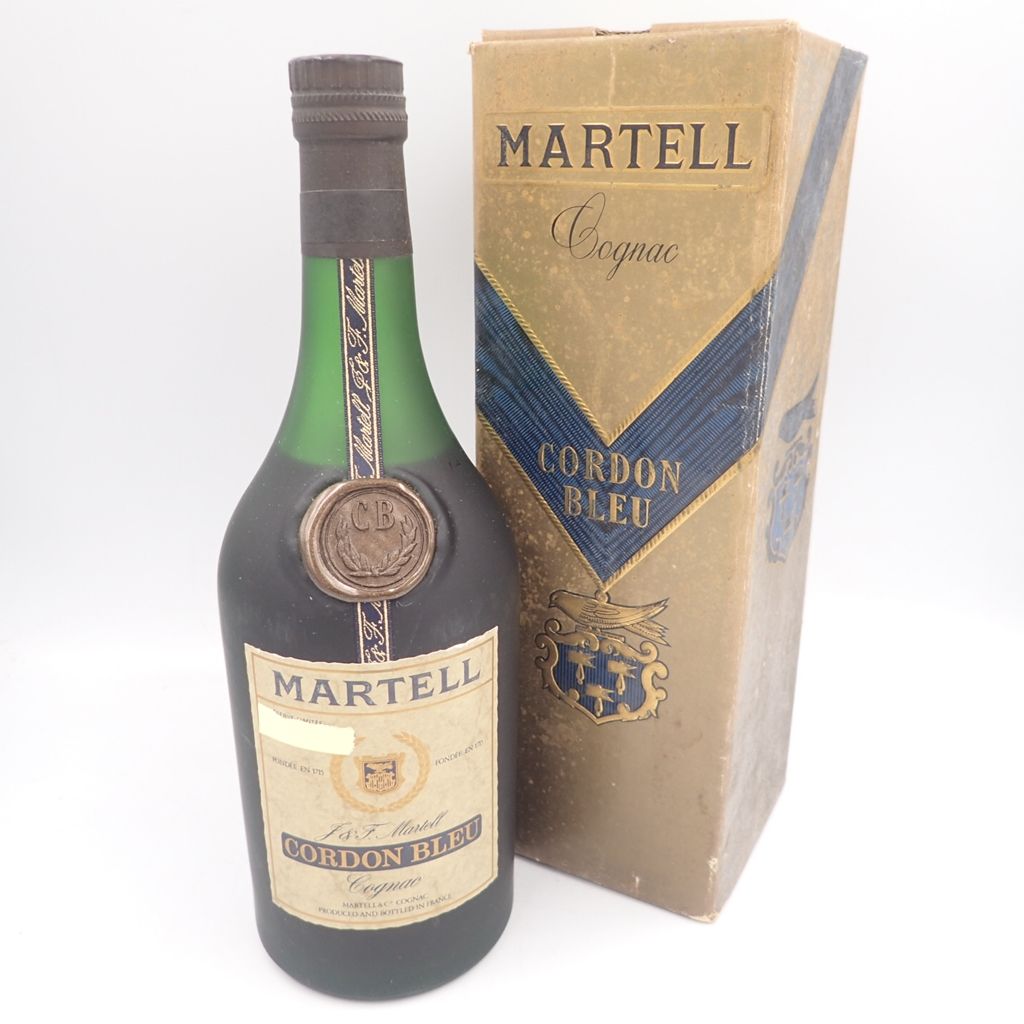 マーテルコルドンブルー 旧グリーンボトル 700ml MARTELL【D】 - お酒