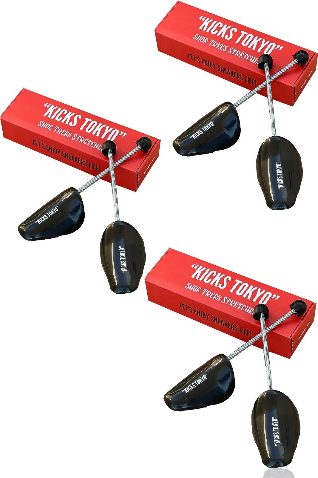 2.セット 単品×3組 KICKS TOKYO シューキーパー シューツリー スニーカー ブーツ メンズ レディース 両用 3組セット
