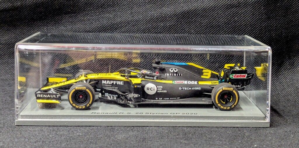 Spark model 1 43 Renault R.S.20 No.3 Renault DP World F1 Team 8th Styrian GP