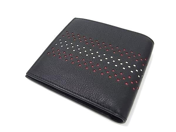 未使用品‼️  BALLY  バリー　折り財布　レザー　黒 □新品□未使用□ BALLY バリー レザー 二つ折り 財布