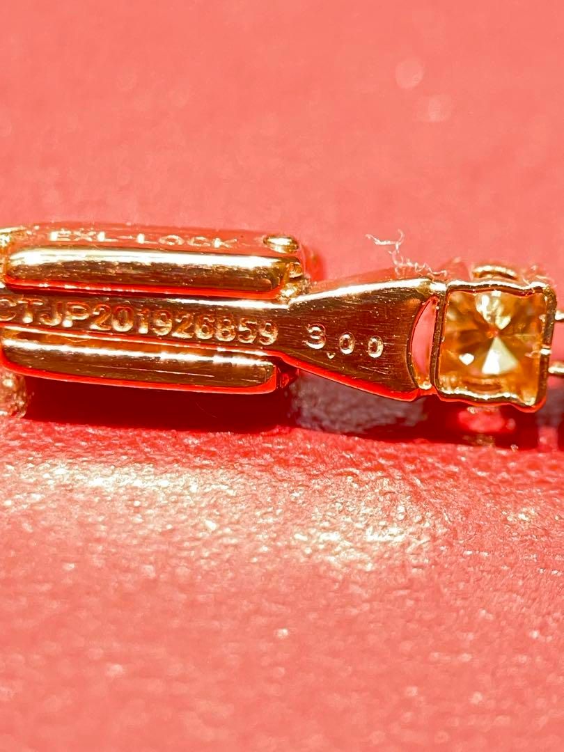 新品】K18PGダイヤモンド3.00ctテニスブレス - メルカリ