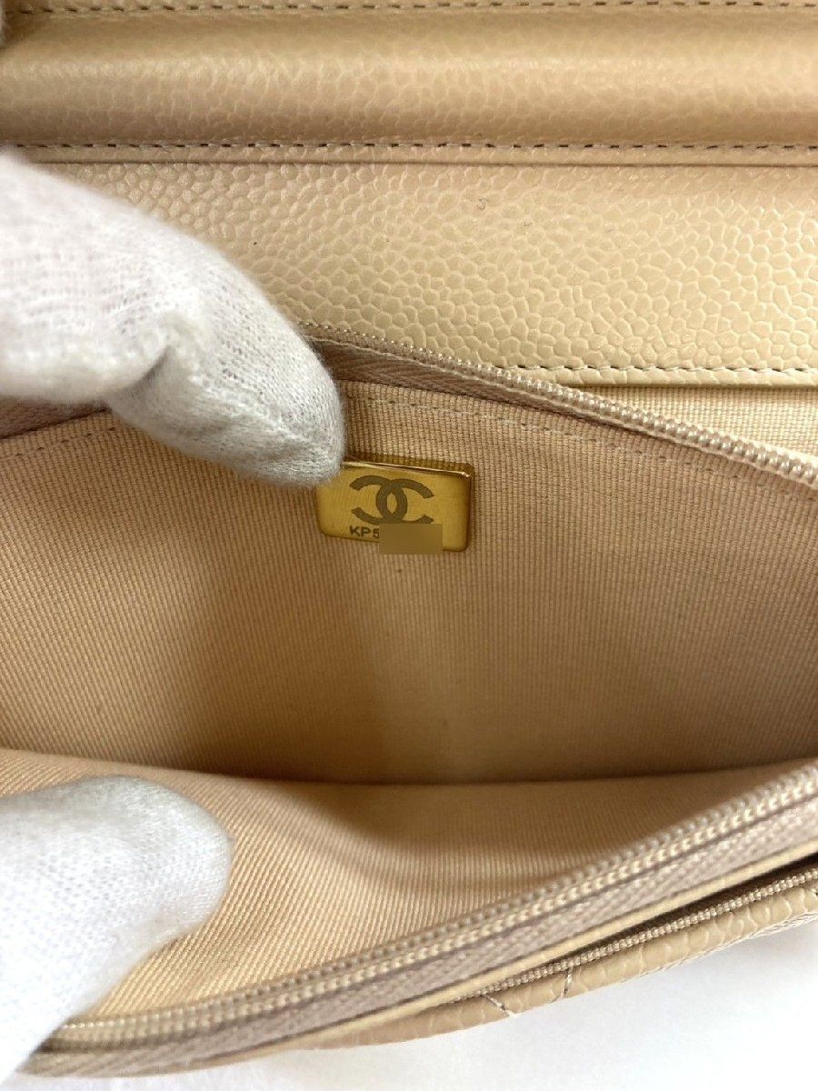 ゴールド金具 キャビアスキン