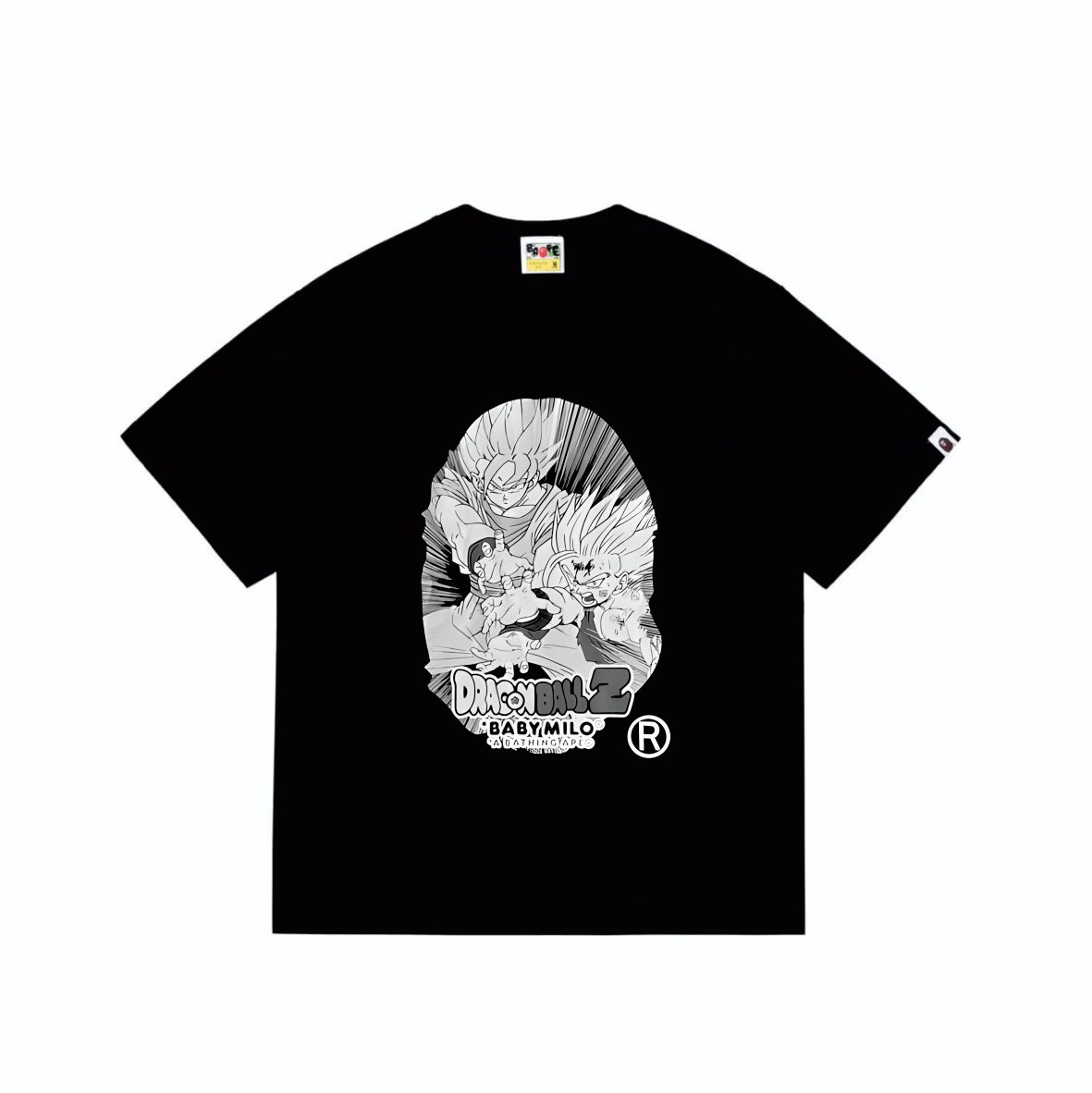 A BATHING APE コラボdragon ball z big aead teeプリント Tシャツ