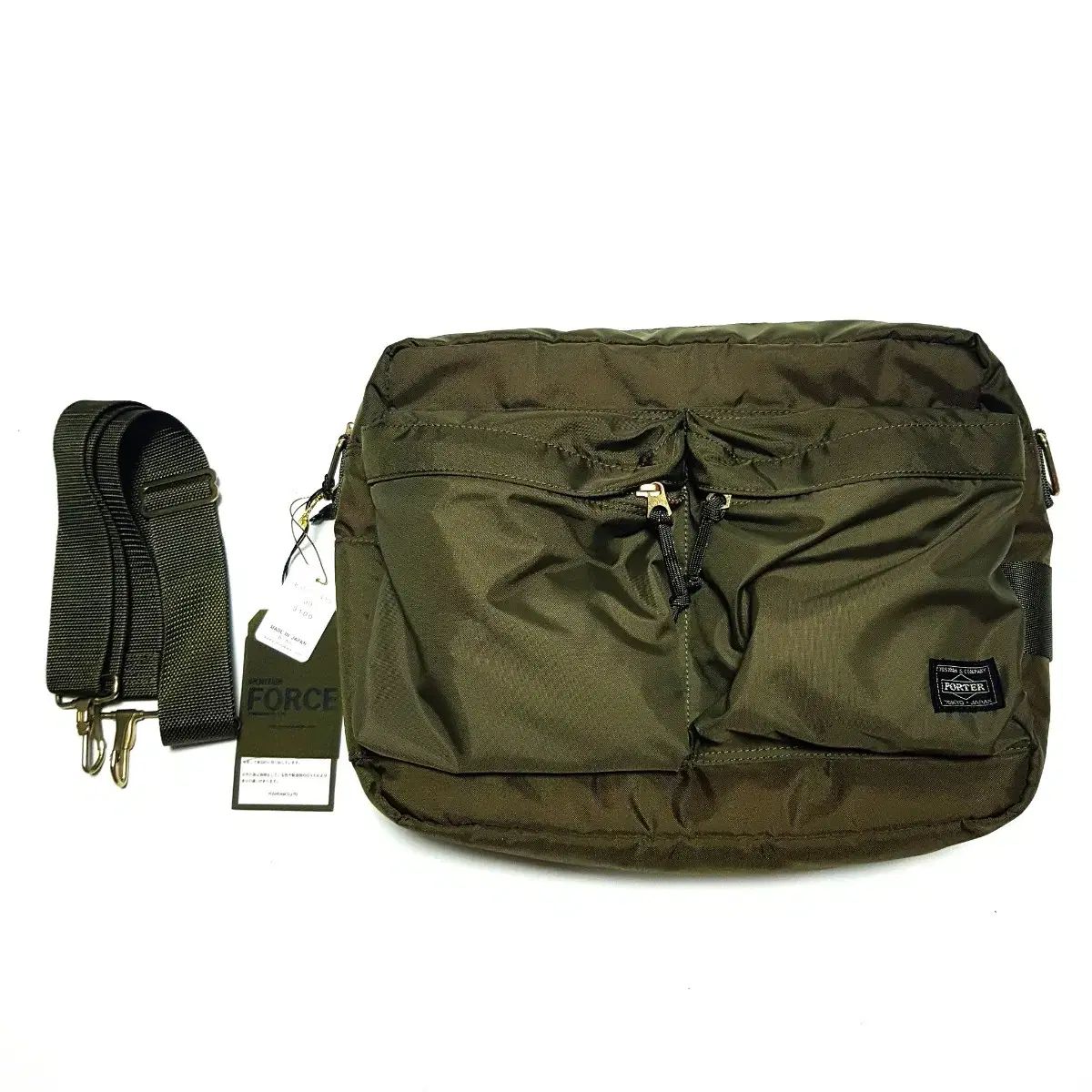 Porter(ポーター) フォース ショルダーバッグ 855 ー 07415 カーキ 