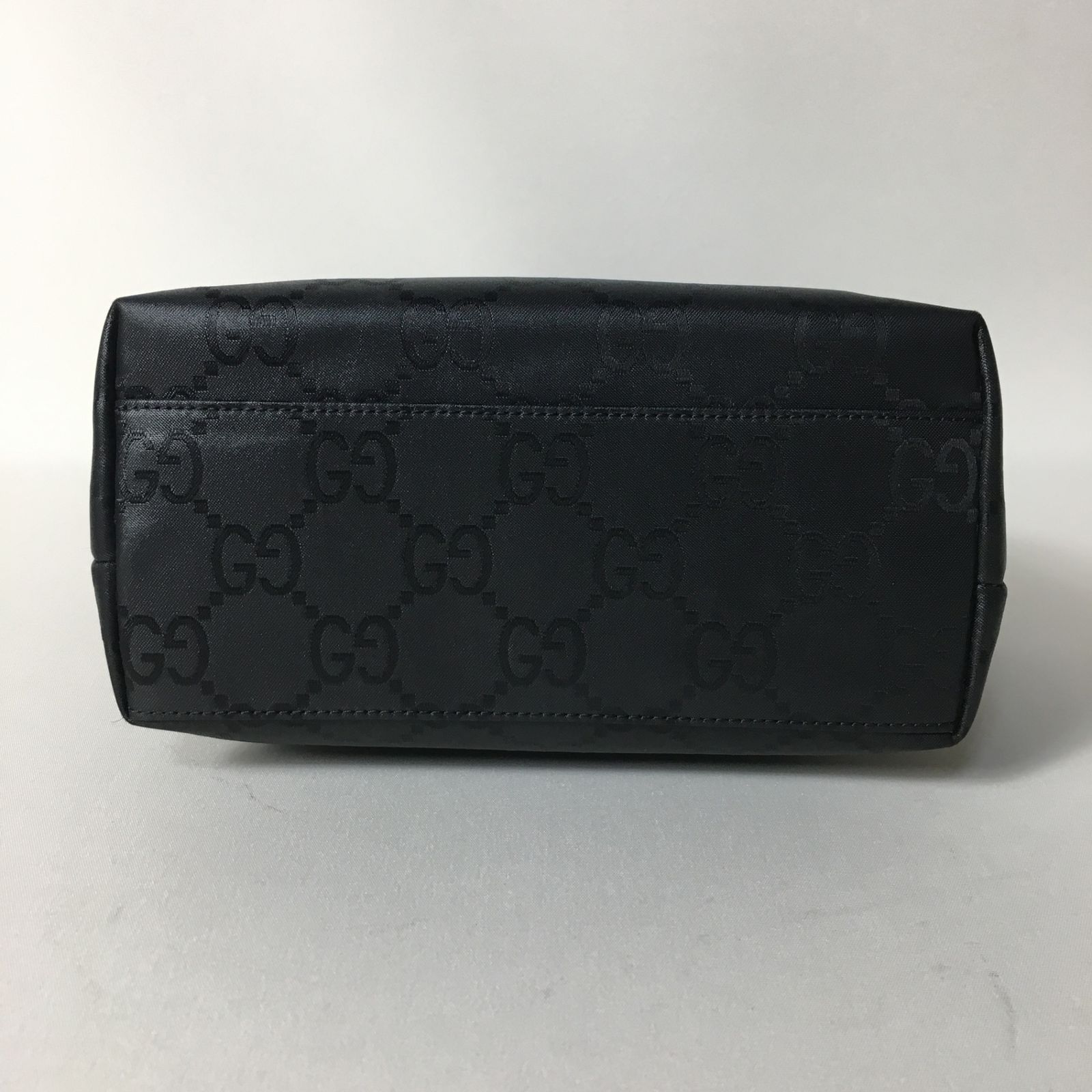 ■GUCCI（グッチ）美品 /ナイロン×レザー/ハンドバッグ/ブラック 黒 GUCCI（グッチ） （未使用 展示品）グッチ GUCCI GGマトラッセ ハンド