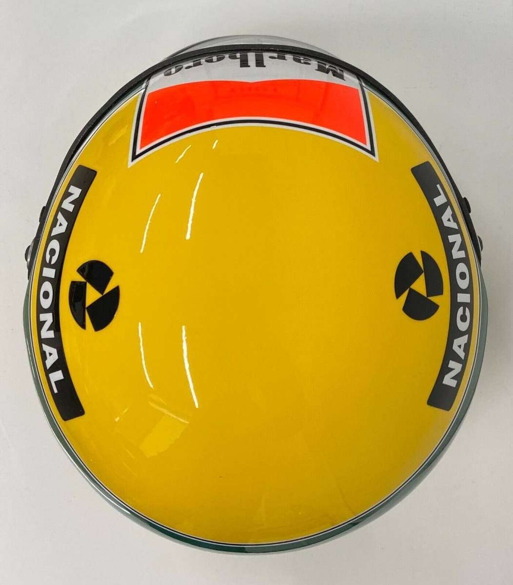 海外 高品質 送料込み アイルトン・セナ 1988年 F1 ヘルメット 等身大