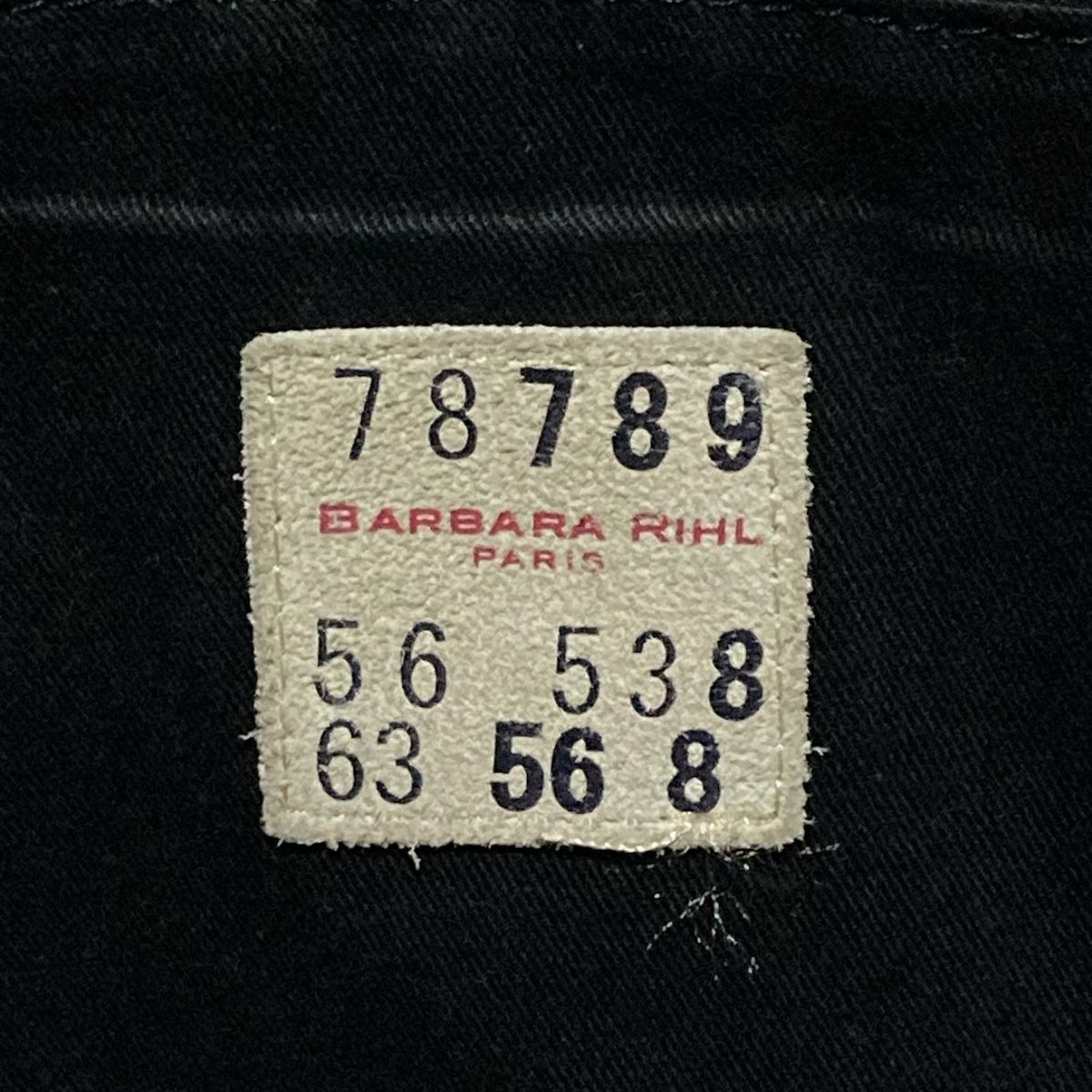 barbara rihl(バーバラリール) トートバッグ - ライトブルー×白 barbara rihl(バーバラリール) トートバッグ - ライトブルー×白
