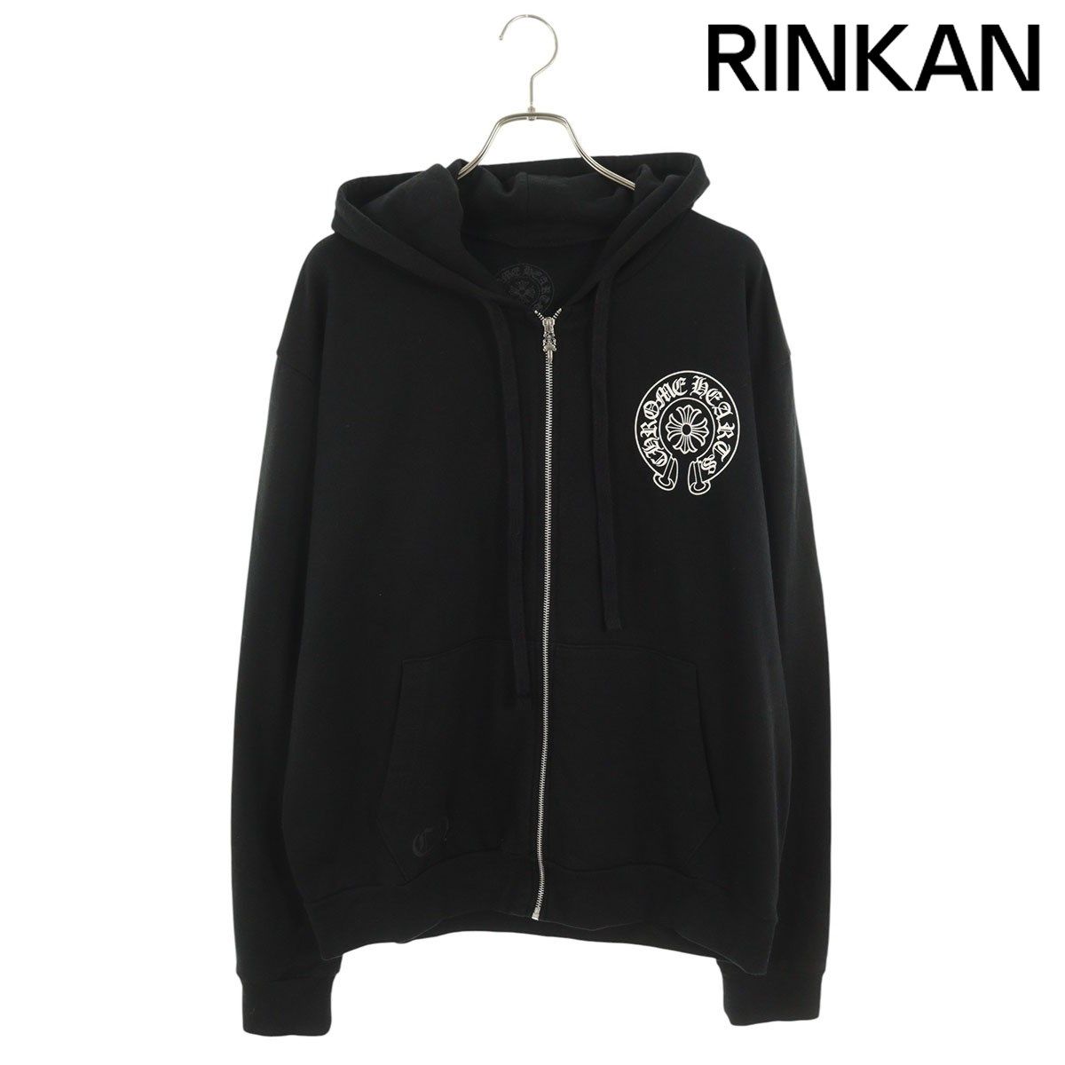 クロムハーツ SWTSHRT HD ZIP LTD|ジップパーカー 東京 バックホースシュープリントジップアップパーカー メンズ M
