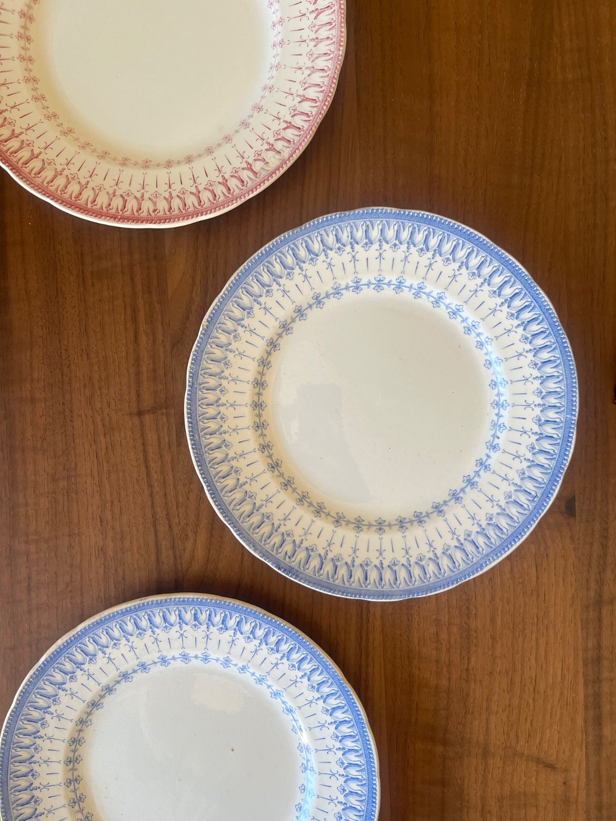 フランスアンティーク Creil et Montereau クレイユモントロー Flora