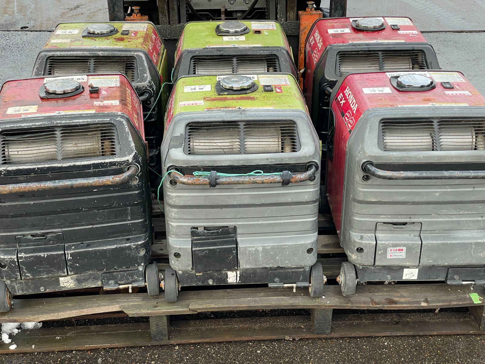 ☆中古品 HONDA ホンダ ガソリン 発電機 防音型発電機 EX22 動作問題なし☆