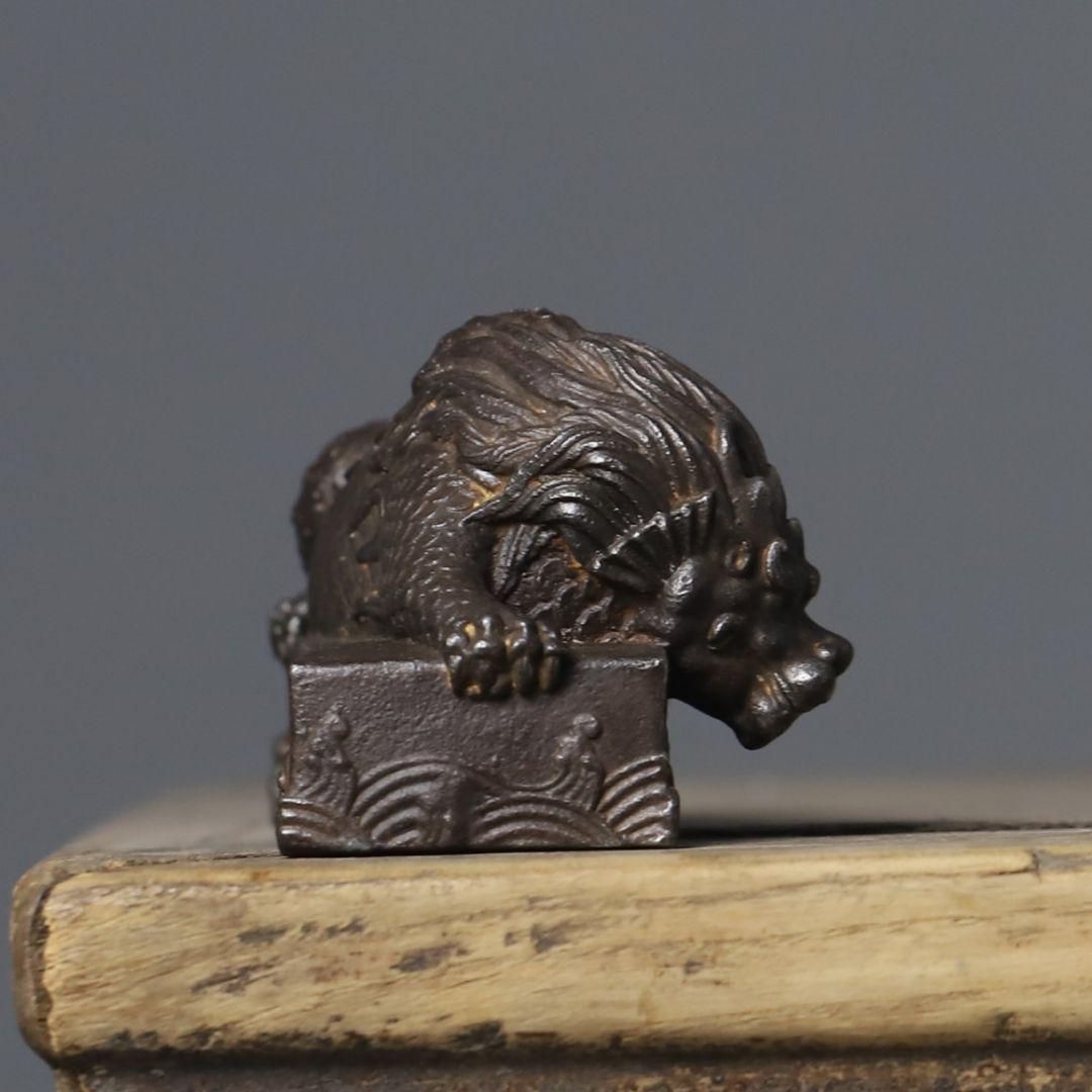 鉄器 吸水獣 避水瑞獣 文房四宝 鎮紙 書道具 装飾品 工芸品 置物 鉄器 吸水獣 避水瑞獣 文房四宝 鎮紙 書道具 装飾品 工芸品 置物