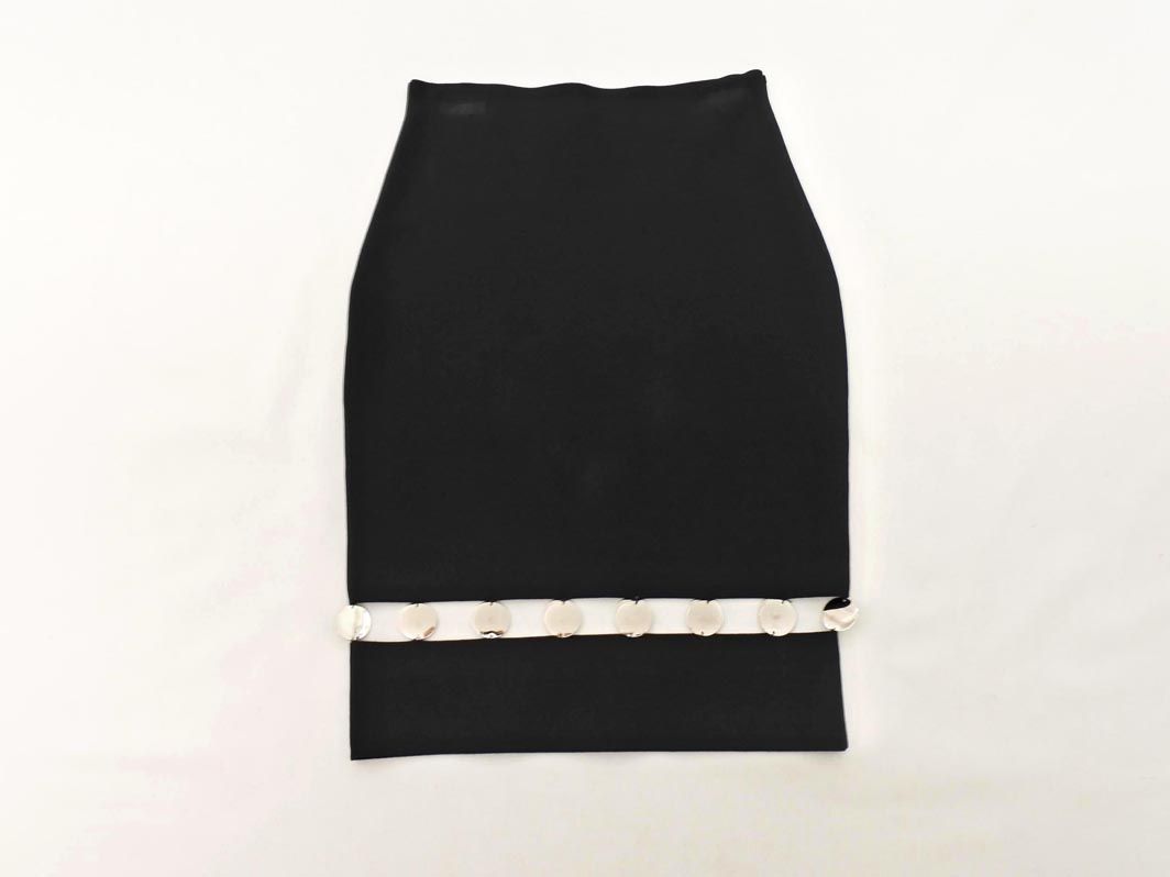 アレキサンダーワン:タイトスカートSサイズ(ブラック)※Lサイズもあり Alexander Wang アレキサンダーワン プレート カット タイト