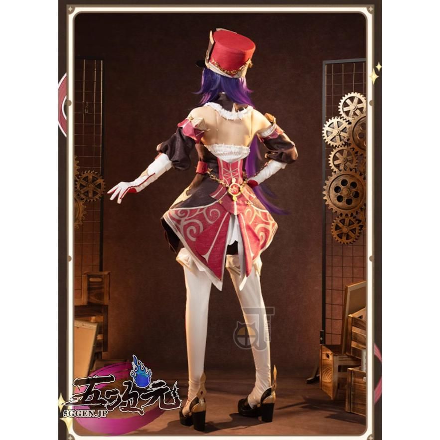 新品 猫と三丁目 原神 コスプレ シュヴルーズ 衣装 ※ウィッグ