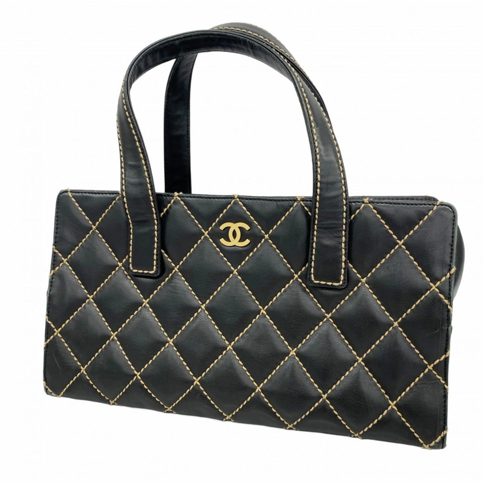 シャネル(Chanel) シャネル ハンドバッグ ワイルドステッチ