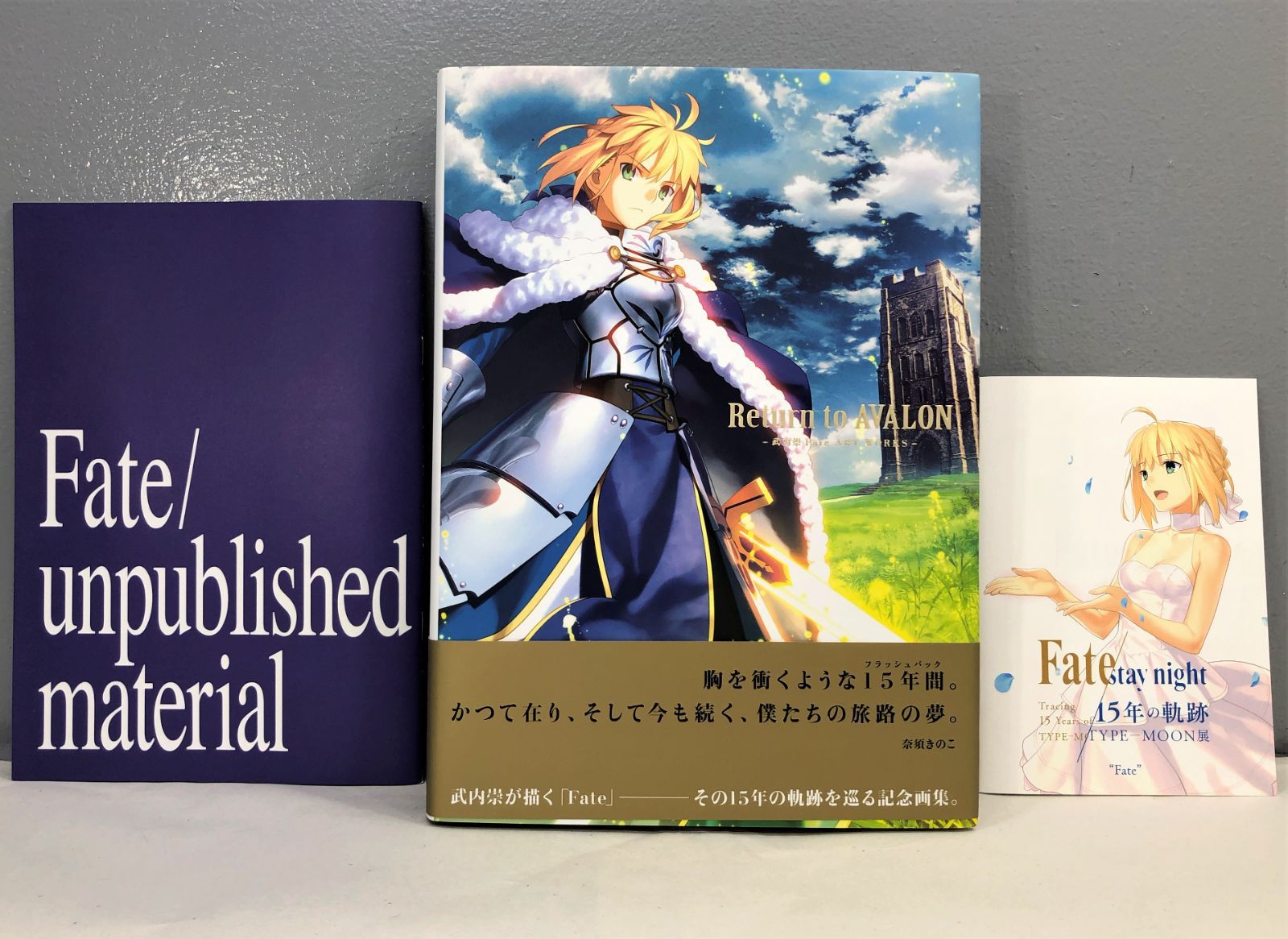 小牧店】Fate Stay night 画集 Return To AVALON 武内崇Fate ART WORKS 