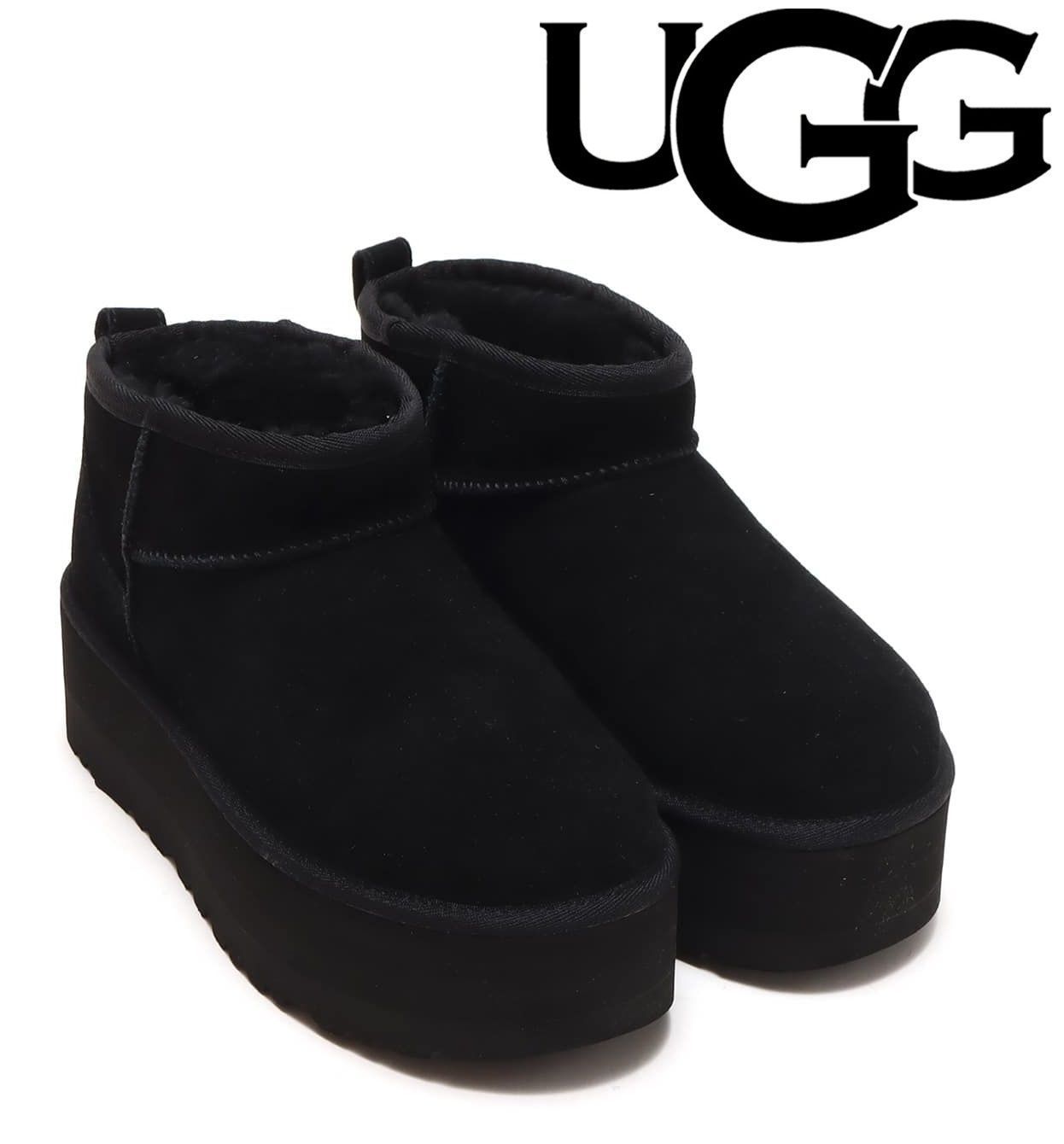 UGG アグ クラシック ウルトラ ミニ プラットフォーム 厚底 レディース ブーツ W CLASSIC ULTRA MINI PLATFORM  1135092 BLACK - メルカリ