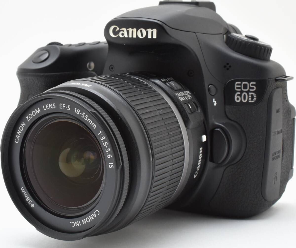 H13[6814]20☆美品☆ キヤノン Canon EOS 60D ボディ EF-S 18