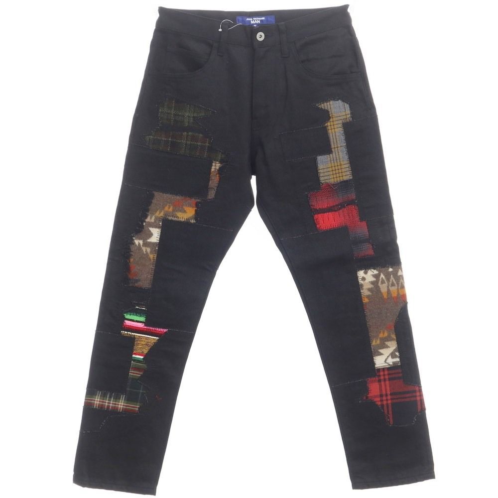 【中古】ジュンヤワタナベ マン JUNYA WATANABE MAN 2022年秋冬 × PENDLETON コラボ デニムパンツ ジーンズ ブラック【サイズS】【メンズ】