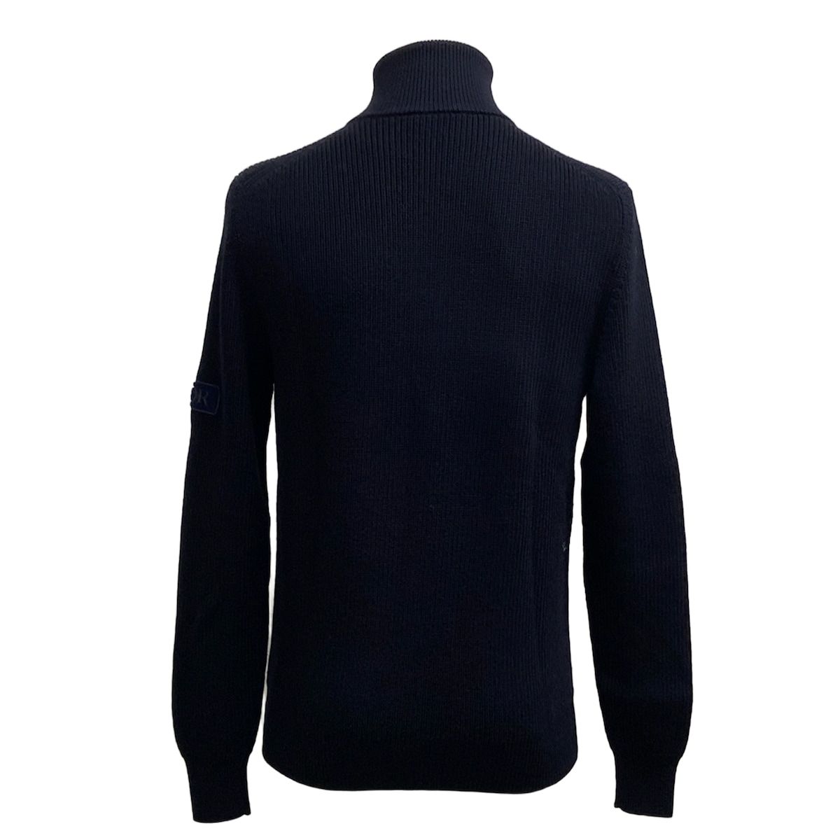 ディオール|クリスチャンディオール 長袖セーター サイズXS メンズ - ダークネイビー ハイネック|ハーフジップ ウール