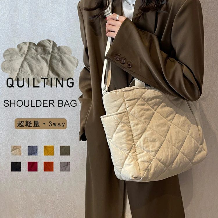 軽量で上品【RALPHLAUREN】3WAYキルティングショルダーバッグ キルティング ショルダーバッグ レディース 斜めがけ 大人 軽量