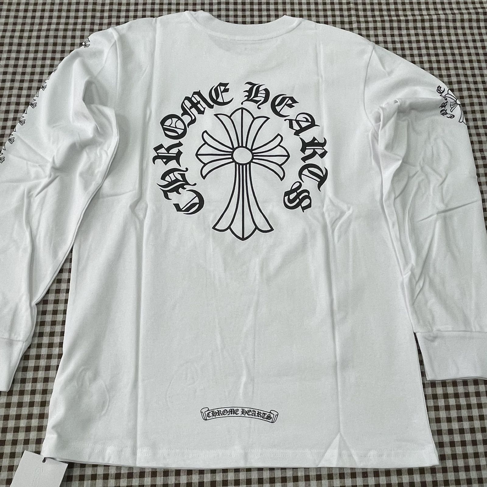 新品】Chrome hearts クロムハーツ 長袖 ホワイト Tシャツ - メルカリ