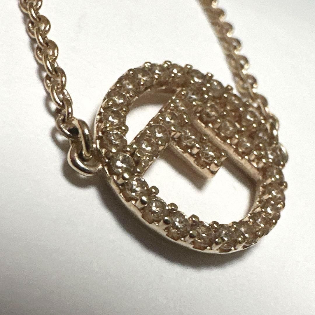 FENDI フェンディ オーロック ラインストーン ネックレス FFロゴ ブランド 品 通販ファッション - FENDI フェンディ オーロック ライン