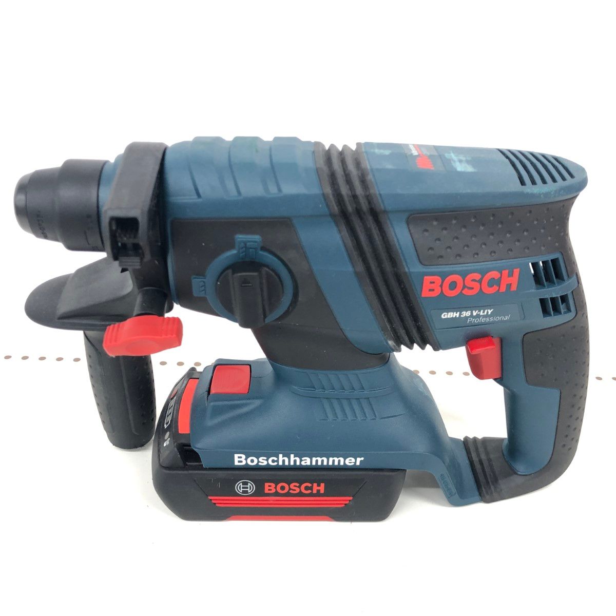 ДД【中古】BOSCH ボッシュ ハンマドリル 充電器・充電池2個・ケース付 GBH36v-LIY やや傷や汚れあり