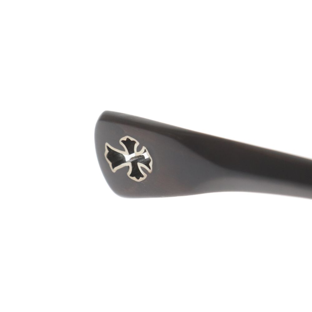 CHROME HEARTS (クロムハーツ) ROCKS ウッドテンプルサングラス アイ 