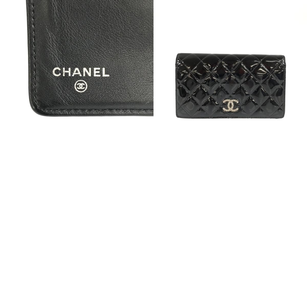 シャネル CHANEL ブリリアント ココマーク エナメル A48691 ブラック