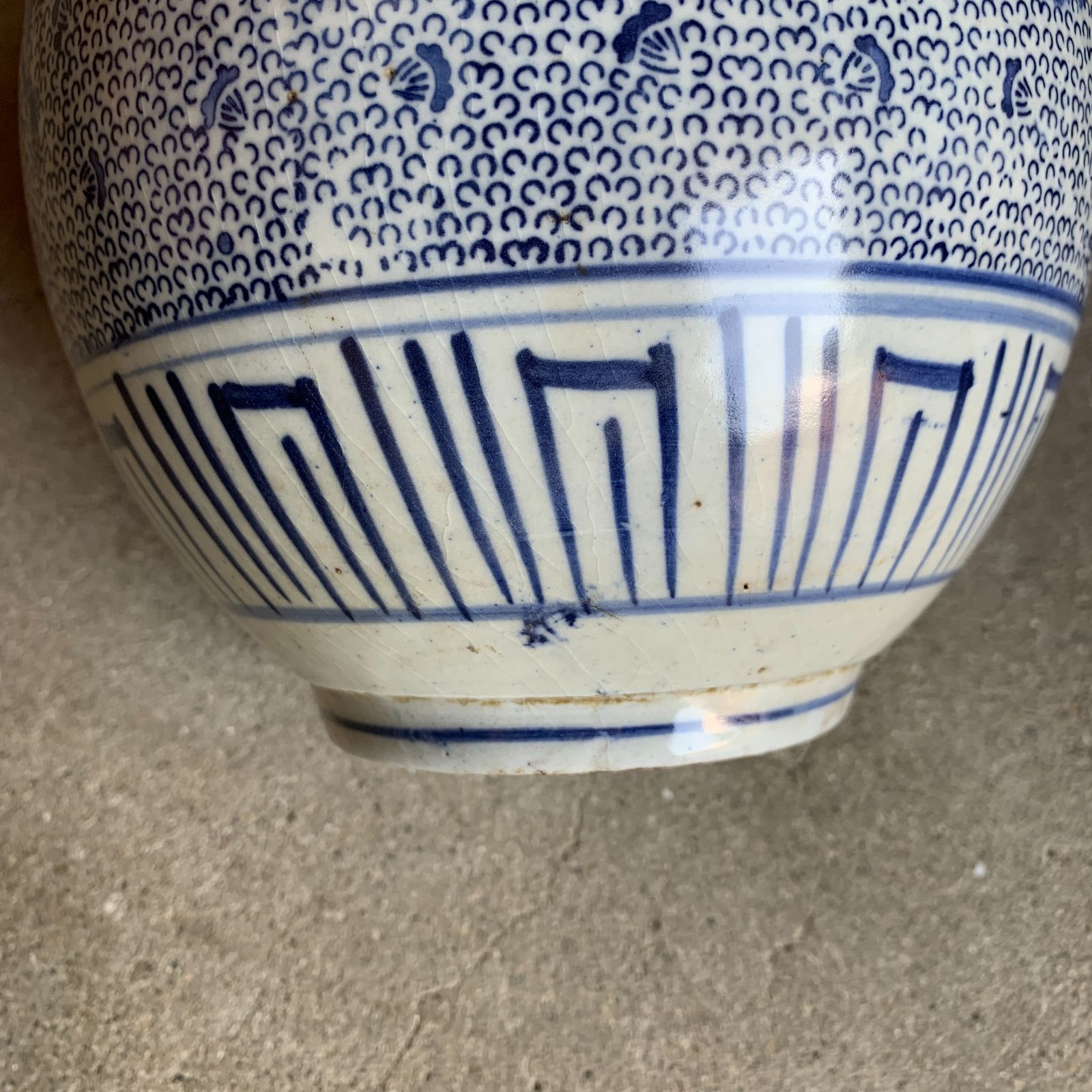 古伊万里 印判 微塵唐草 大徳利 花器 花瓶 /HM-0149 - メルカリ