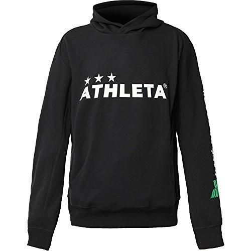 アスレタ(ATHLETA) フットサル ジュニア スウェットパーカー 03299J 70 ブラック 140cm