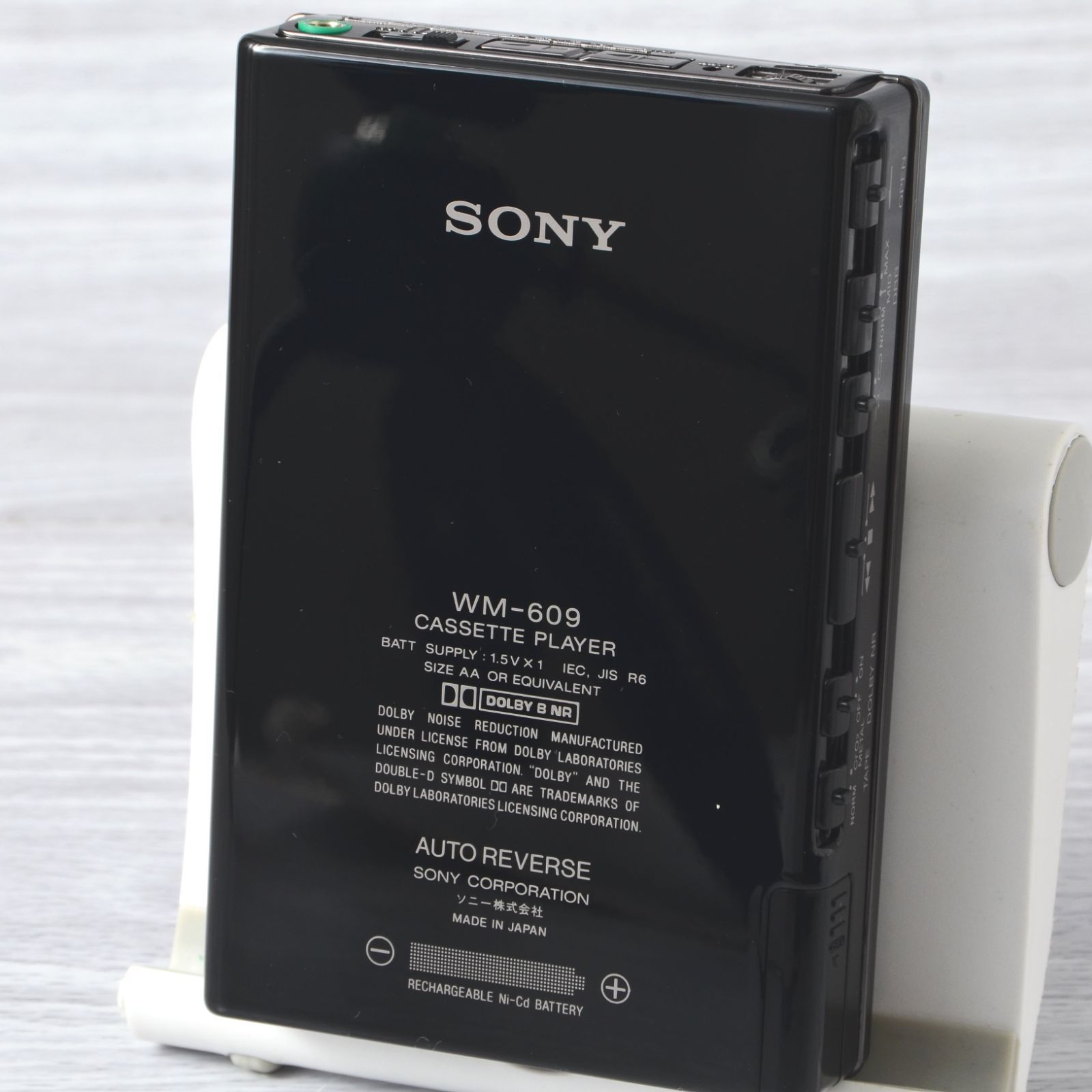 SONY WALKMAN WM-609 カセットウォークマン ブラック ほぼフル