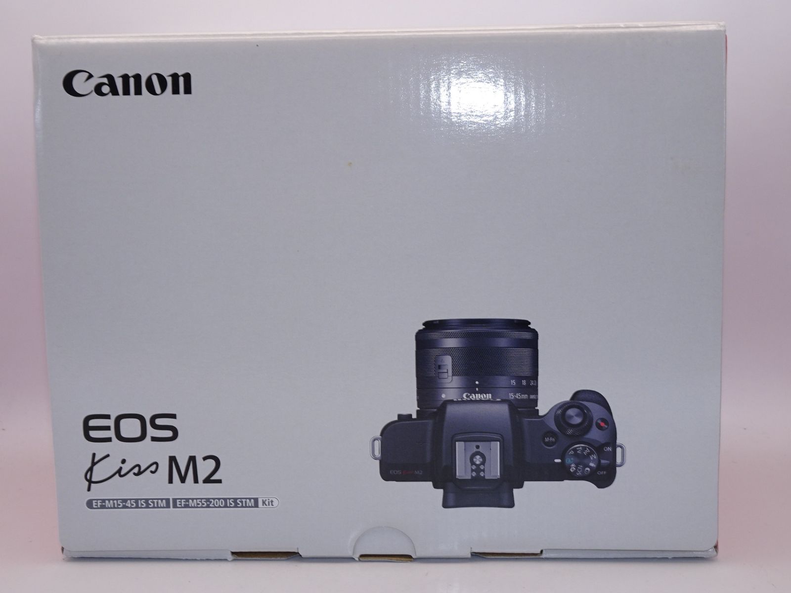 ミラーレス一眼カメラ EOS Kiss M2 ダブルズームキット ブラック CANON
