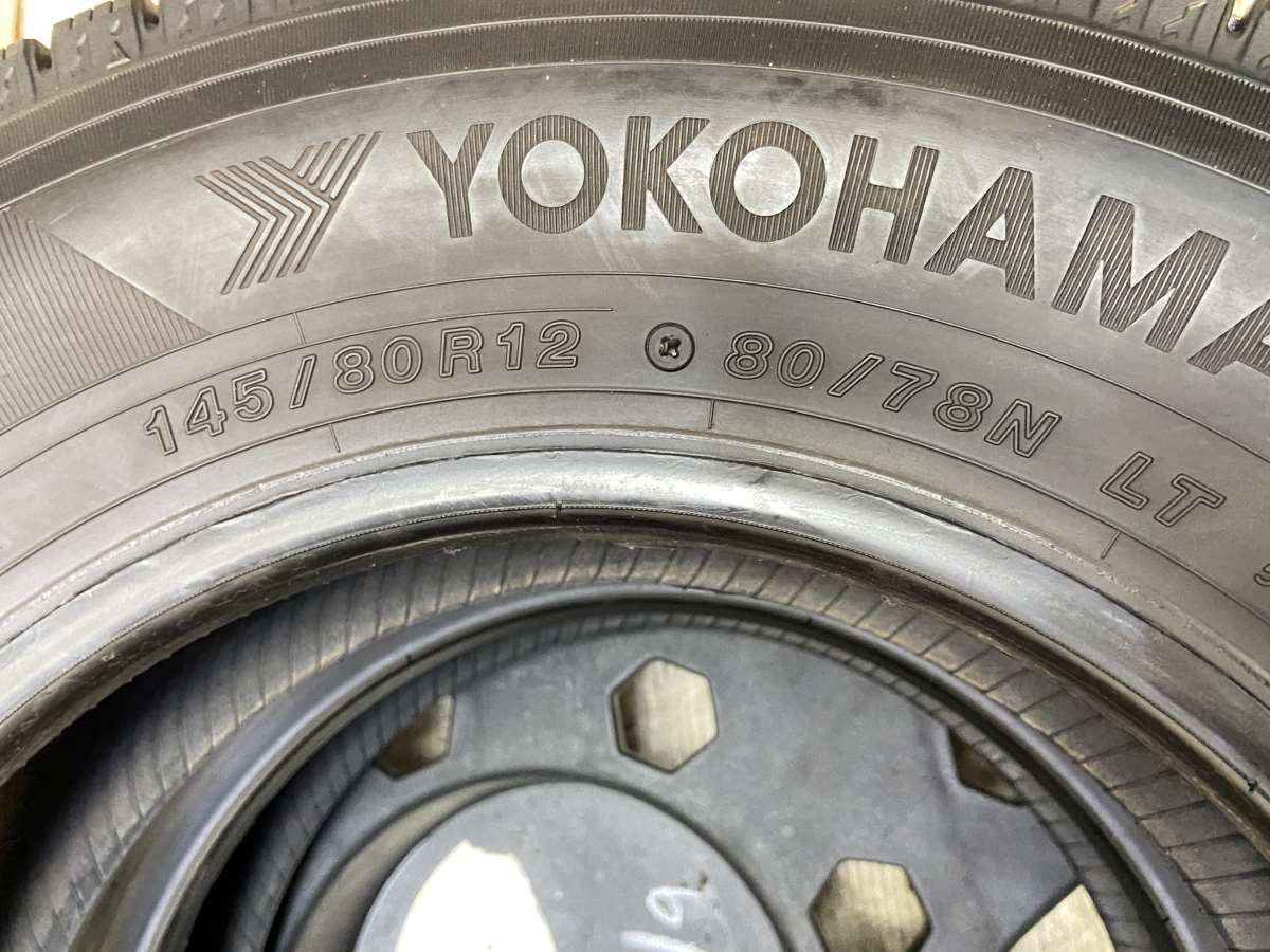 145/80R12 80/78LT 
ヨコハマ アイスガード iG91 
中古タイヤ スタッドレスタイヤ 2本セット
 w12250717016