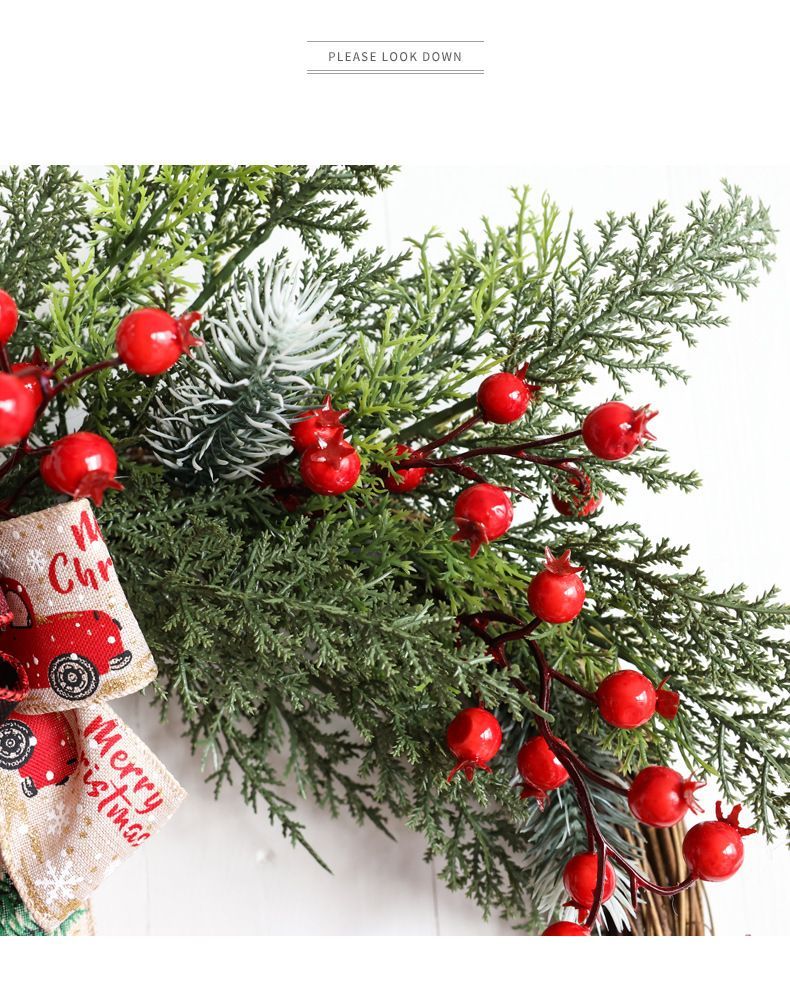 リース 玄関 クリスマスリース 花輪 ドライ リース ドライ