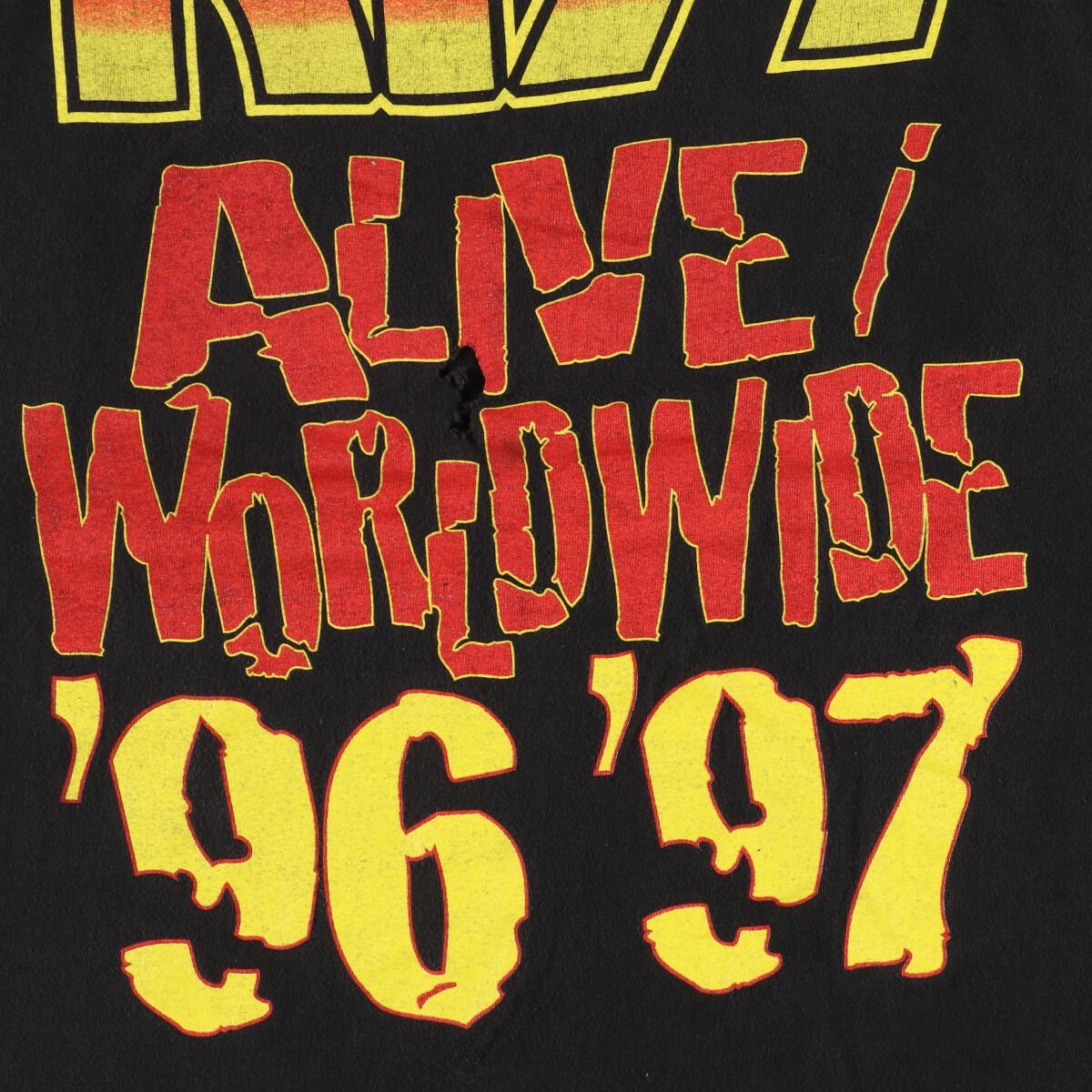 KISS キッス 両面プリント Alive / Worldwide 96 97 KISS キッス 両面プリント Alive / Worldwide 96 97 KISS キッス