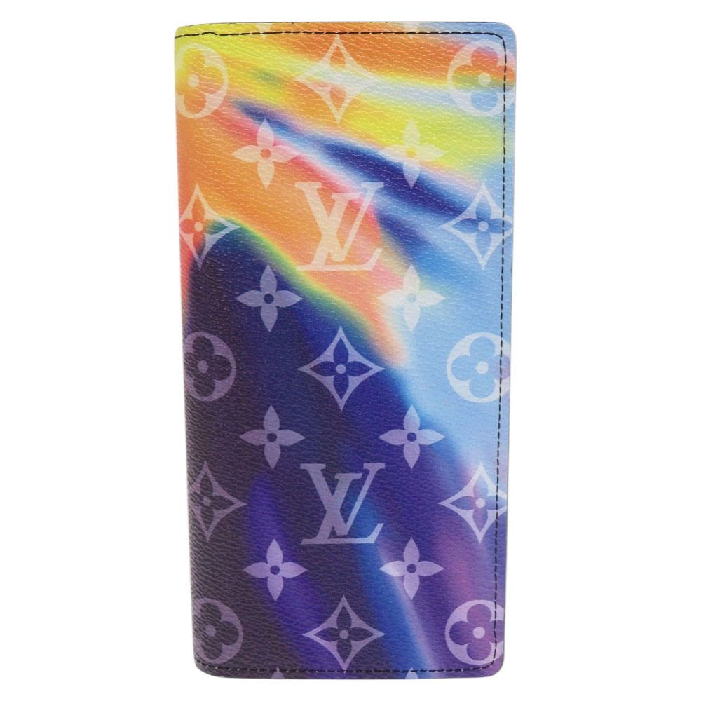 ルイ ヴィトン ポルトフォイユ ブラザ モノグラムサンセット M80957 ICチップ マルチカラー 長財布 LV 1707 LOUIS VUITTON