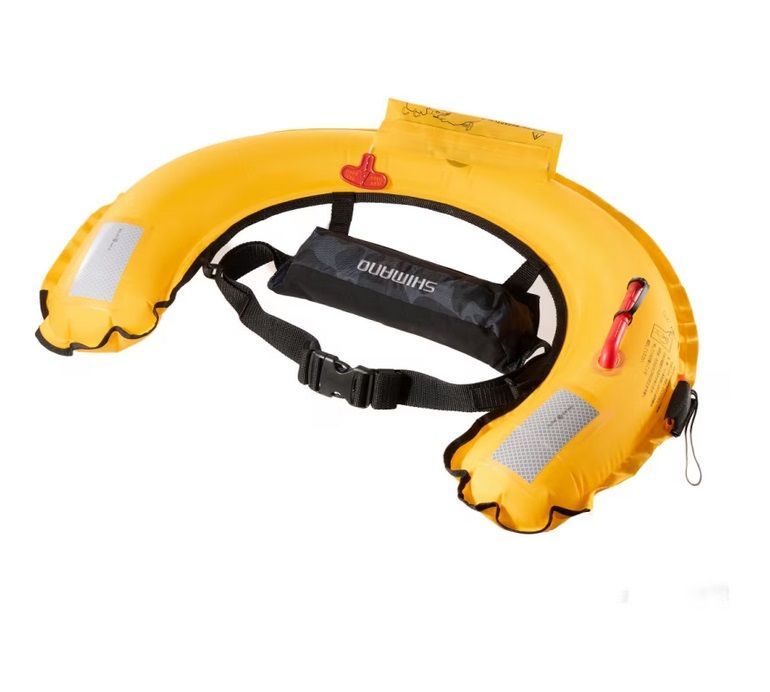 シマノ ラフトエアジャケット コンパクトタイプ 膨脹式救命具 VF 053 U ブラックカモ F