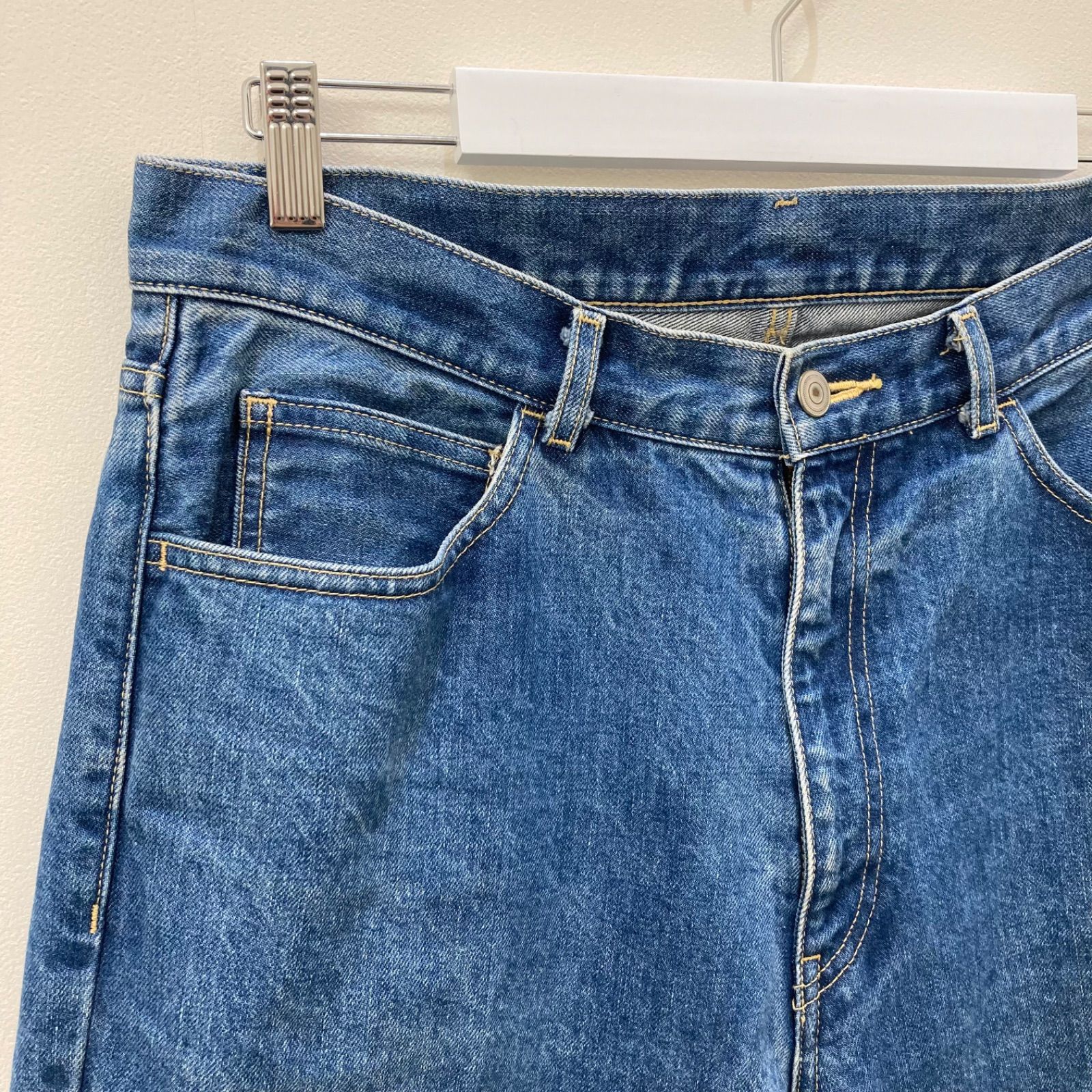 Steven Alan スティーブンアラン 13.5oz DENIM 5P BAGGY TAPERED PANTS 