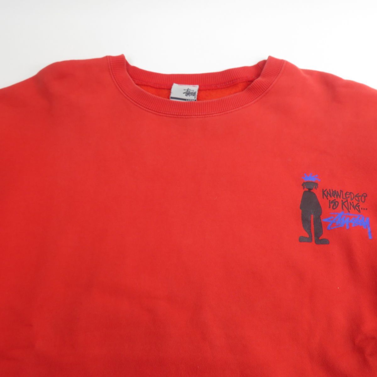 00s 銀タグ stussy シャドーマン スウェット 希少 激レア