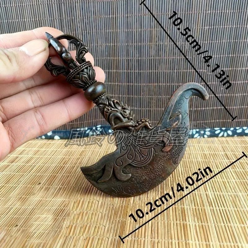 チベット 龍頭 ナイフ ドラゴン ヴィンテージ アンティーク 彫刻
