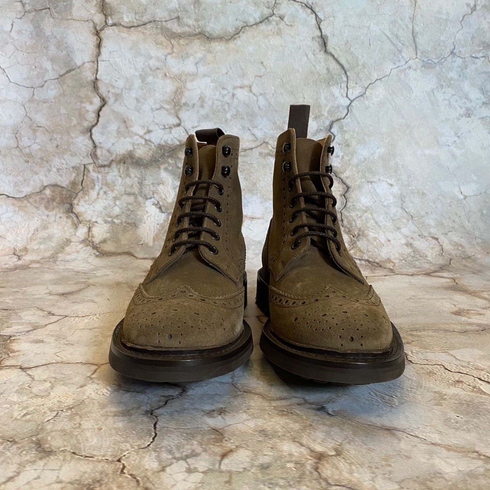 新品 Church's マクファーレンⅡ　フルブローグダービーブーツ スエード Church\u0027s - 新品 Church\u0027s マクファーレン2 フルブローグダービー