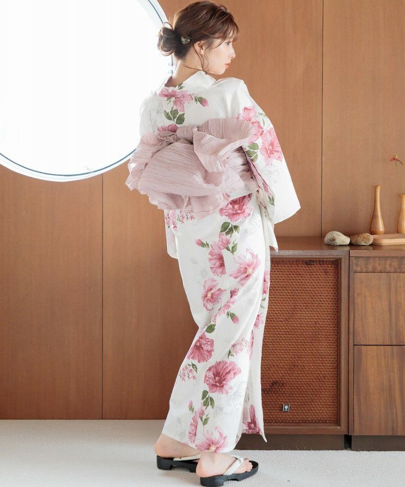 朱風の花重ね】Dita ディータ 浴衣 5点セット レディース 2025（ゆかた