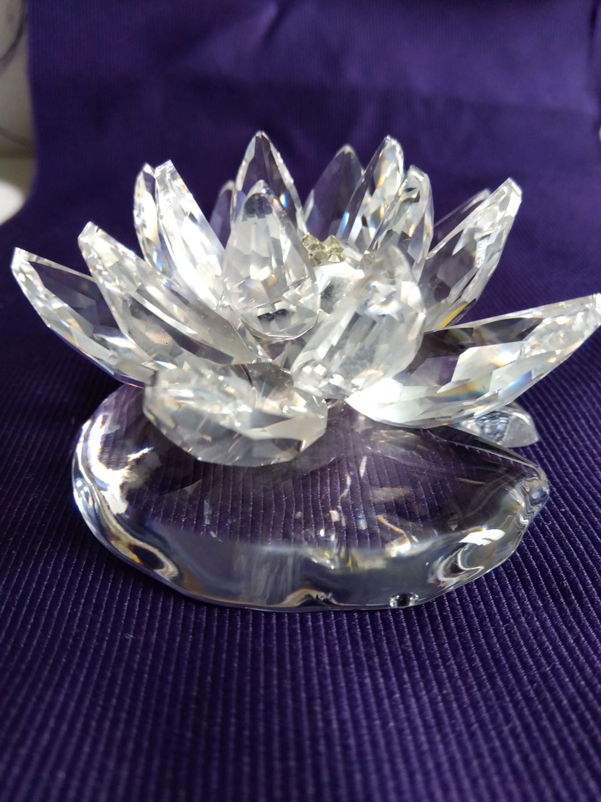 スワロフスキー SWAROVSKI 睡蓮 スイレン waterlily バカラ Baccarat