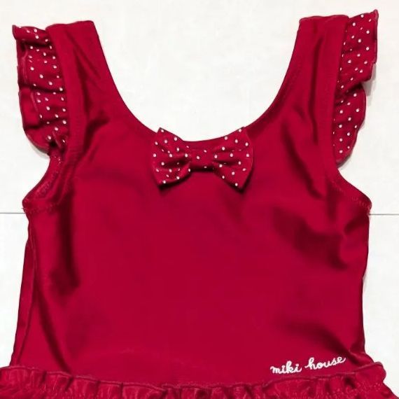♡MIKIHOUSE ミキハウス♡女の子ワンピース水着（90） - メルカリ