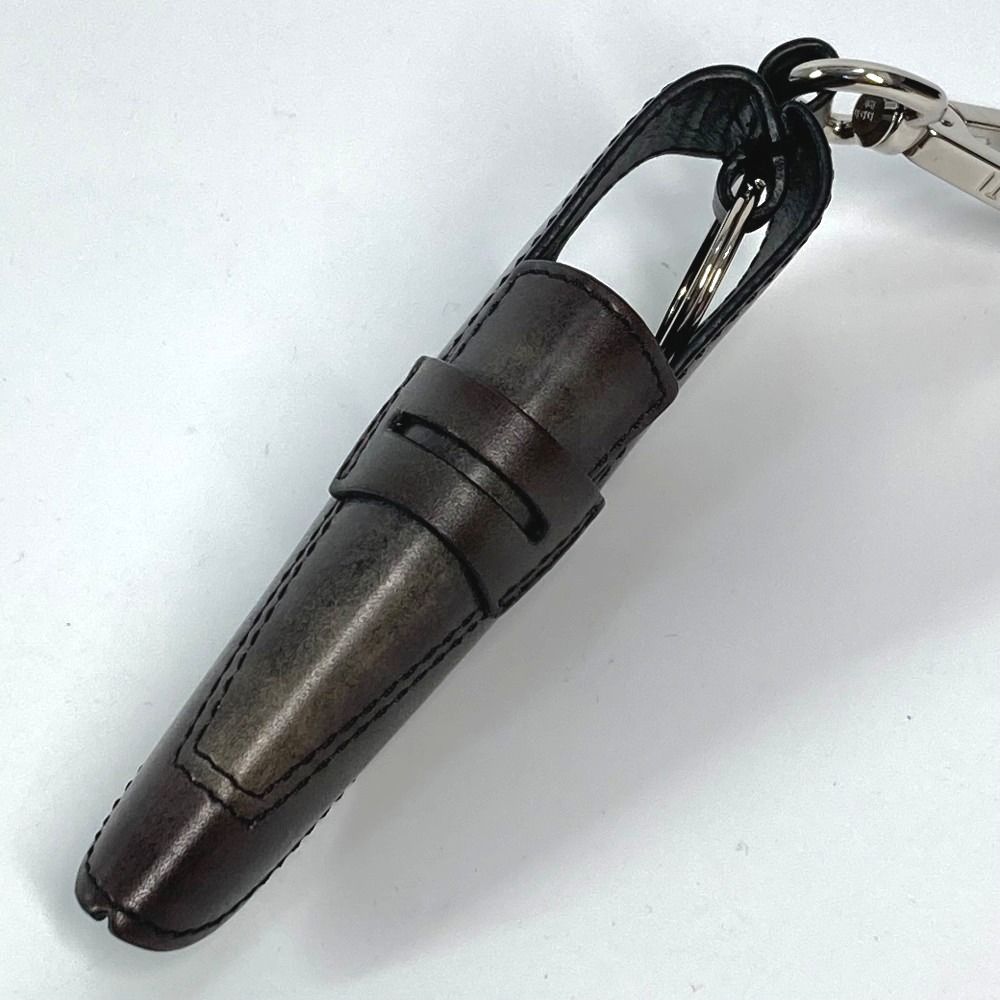 Berluti ベルルッティ キーホルダー シューデザイン レザー ブラウン